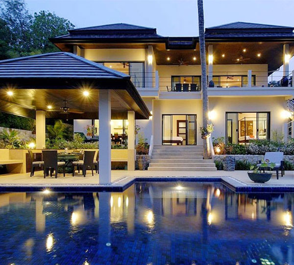 MẪU BIỆT THỰ 2 TẦNG 6 PHÒNG NGỦ 